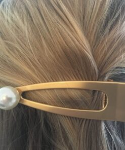 Alternative view of Sofie - Hårklemme med perle