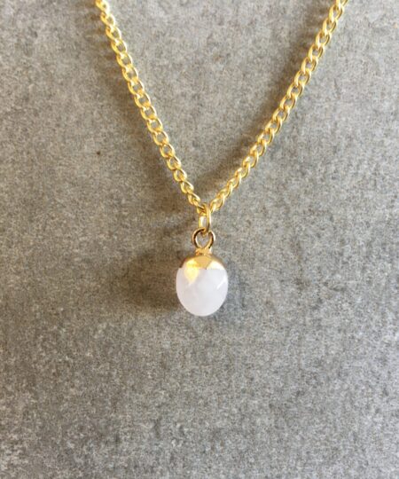 Halskæde med Natursten