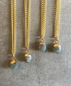 Alternative view of Halskæde med Natursten