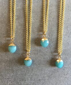 Alternative view of Halskæde med Natursten