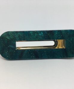 Ella – Hårklemme fra Winga i Grøn med Glimmer