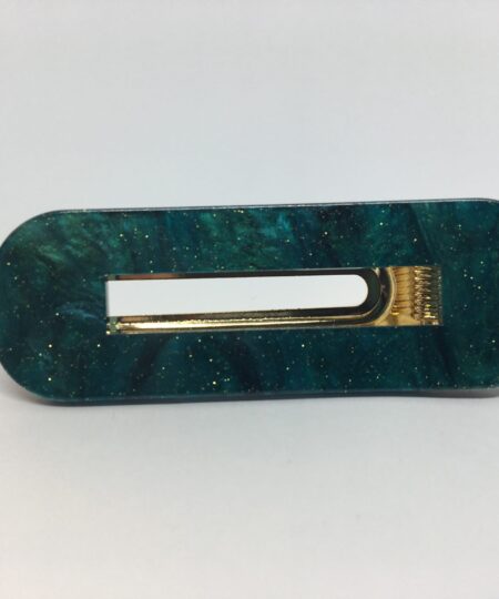 Ella – Hårklemme fra Winga i Grøn med Glimmer