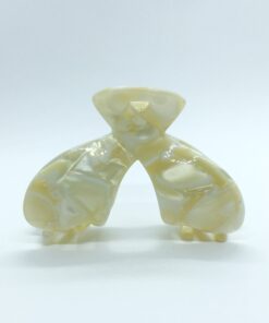 Salma - Hårklemme i hvid perlemor