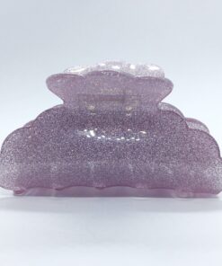 Else - Hårklemme Lilla med glimmer