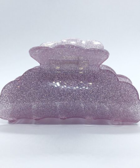 Else - Hårklemme Lilla med glimmer