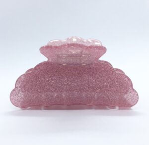 Else - Hårklemme Rosa Glimmer