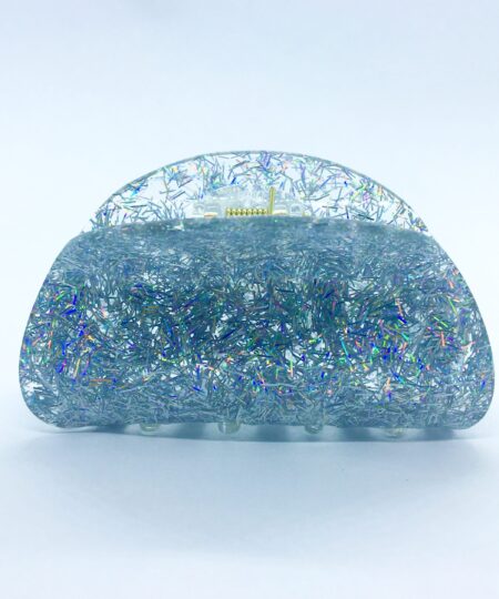 hårklemme sølv glimmer jul