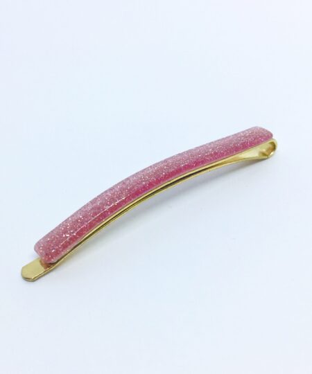 Hårnål fra Winga i en elegant rosa farve med glitter