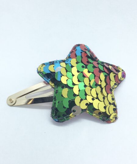hårklemme hårpynt til børn palietter stjerne