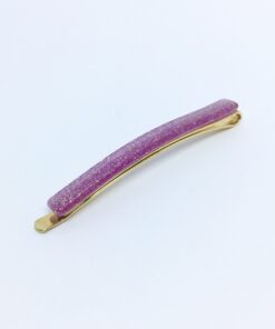 Hårnål fra Winga i en elegant mørk rosa farve med glitter