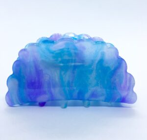 hårklemme blå glimmer