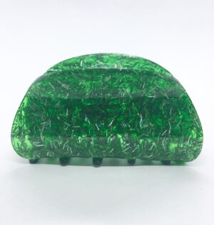 grøn glimmer glitter hårklemme jul
