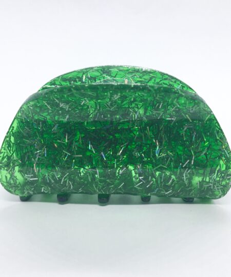 grøn glimmer glitter hårklemme jul