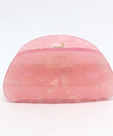 Laura pink hårklemme perlemor