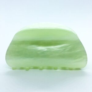 Lys grøn perlemor hårklemmer