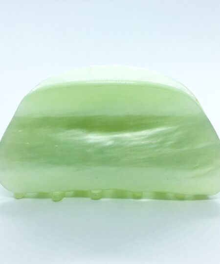 Lys grøn perlemor hårklemmer