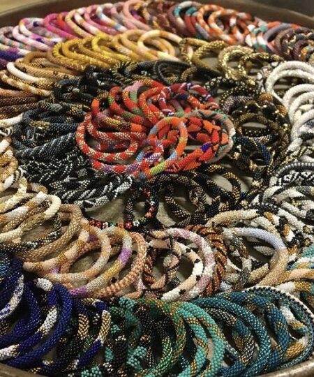 Nepal perle armbånd