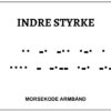 Morsekode armbånd - indre styrke