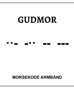 Morsekode armbånd - Gudmor