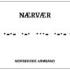 Morsekode armbånd - nærvær