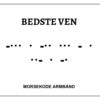Morsekode armbånd - Bedste ven