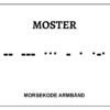 Morsekode armbånd - Moster