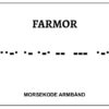 Morsekode armbånd - Farmor