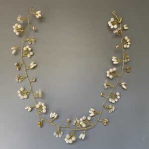 Hårbånd med perler og sten