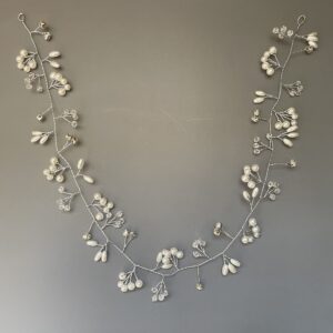 Hårbånd med perler og sten