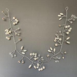 Hårbånd med perler og sten