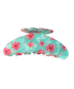 hårklemme i lækre, sommerlige farver. Denne 10,5 cm lange klemme er ikke bare et stilfuldt tilbehør, men også utrolig praktisk.