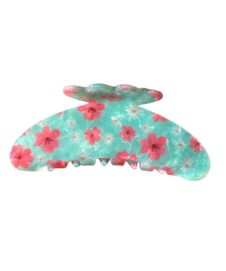 hårklemme i lækre, sommerlige farver. Denne 10,5 cm lange klemme er ikke bare et stilfuldt tilbehør, men også utrolig praktisk.