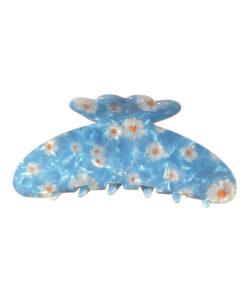 hårklemme i lækre, sommerlige farver. Denne 10,5 cm lange klemme er ikke bare et stilfuldt tilbehør, men også utrolig praktisk.