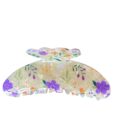 hårklemme i lækre, sommerlige farver. Denne 10,5 cm lange klemme er ikke bare et stilfuldt tilbehør, men også utrolig praktisk.