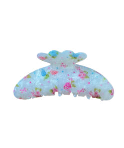 hårklemme i lækre, sommerlige farver. Denne 10,5 cm lange klemme er ikke bare et stilfuldt tilbehør, men også utrolig praktisk.