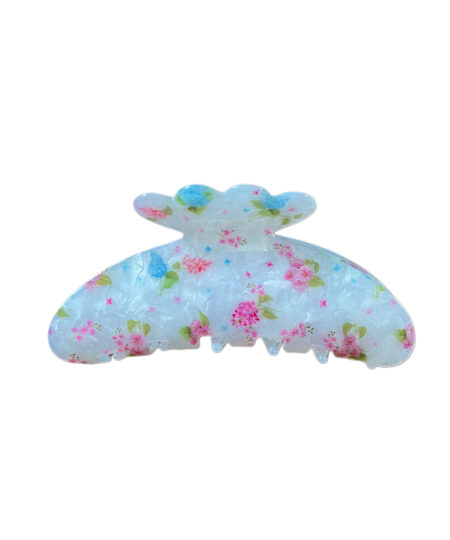 hårklemme i lækre, sommerlige farver. Denne 10,5 cm lange klemme er ikke bare et stilfuldt tilbehør, men også utrolig praktisk.