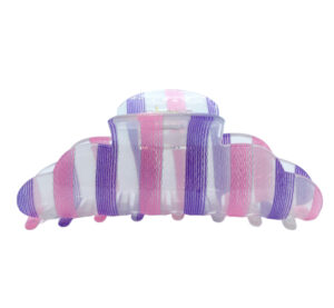 Stine - Hårklemme med Lilla og Pink