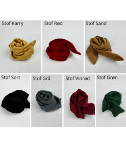 Lille Adventspakke fra Winga med makeup-taske, to hårbånd med wire og 5 silkeelastikker – adventsgave til håret i valgfri farver