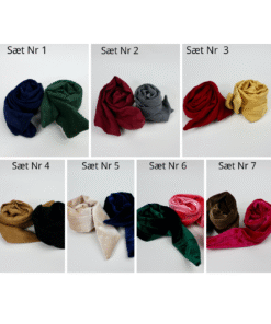 Adventspakke fra Winga med hårpynt, hårbånd, elastikker og store hårklemmer – luksus adventsgave til kvinder i valgte farver