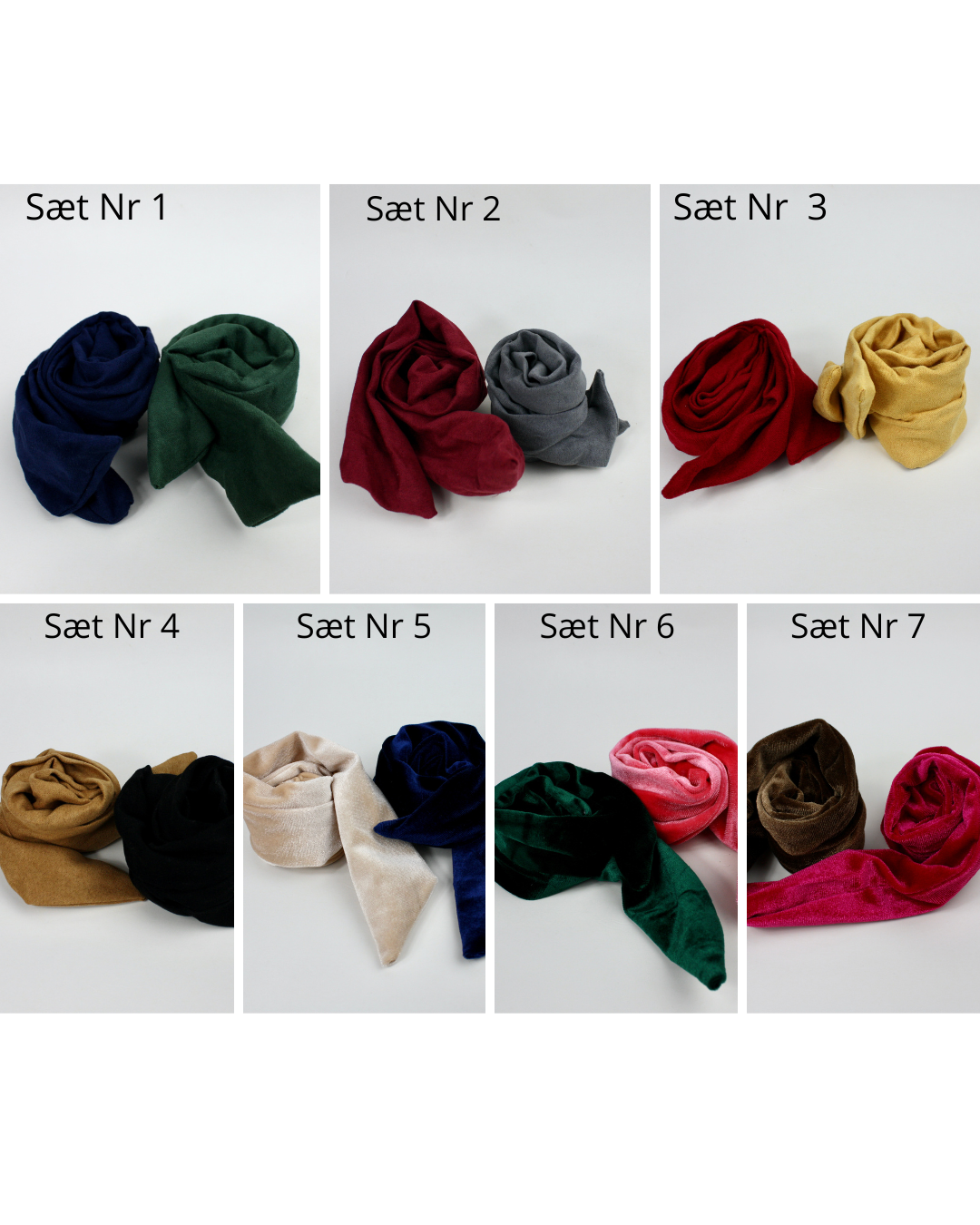 Adventspakke fra Winga med hårpynt, hårbånd, elastikker og store hårklemmer – luksus adventsgave til kvinder i valgte farver