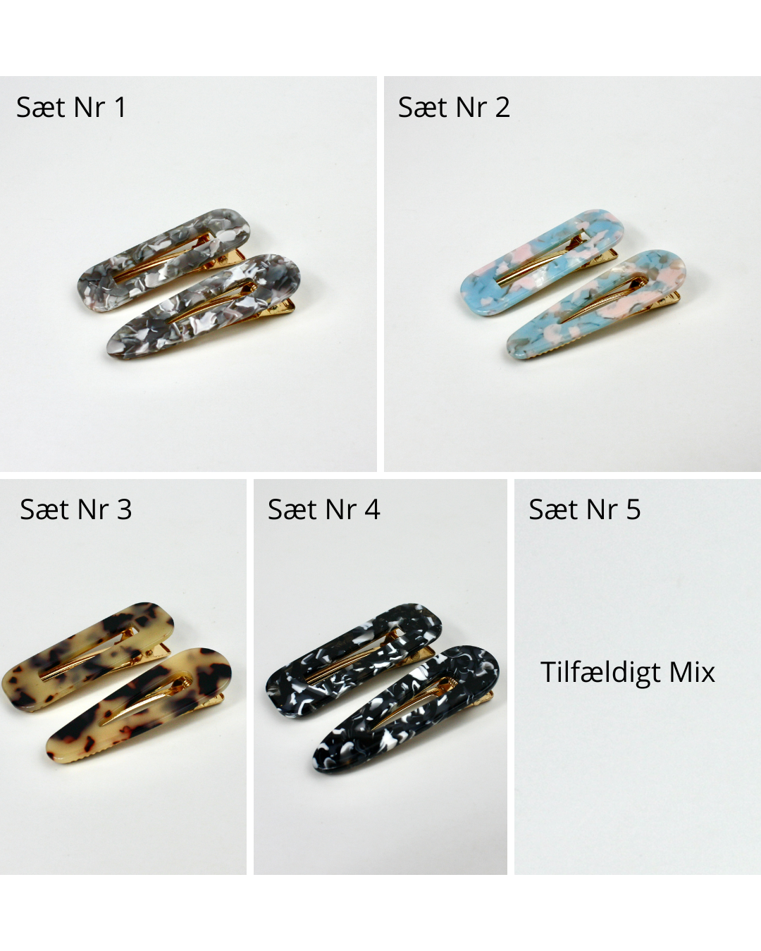 Adventspakke fra Winga med hårpynt, hårbånd, elastikker og store hårklemmer – luksus adventsgave til kvinder i valgte farver