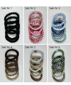 Adventspakke fra Winga med hårpynt, hårbånd, elastikker og store hårklemmer – luksus adventsgave til kvinder i valgte farver