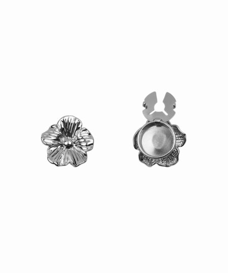 Knappeskjuler Flower Classic i guld – blomsterformet button cover