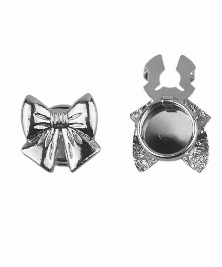 Sløjfe button cover Knappeskjuler Bowline – elegant sløjfedesign med blank finish