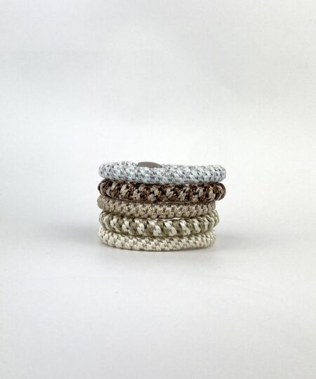 Pony-elastikker i forskellige farver – praktiske hårelastikker til børn og voksne