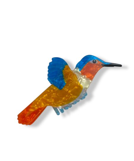 Hårklemme formet som en kolibri der giver din frisure et naturinspireret og elegant udtryk. Et dekorativt håraccessory til både hverdag og fest.