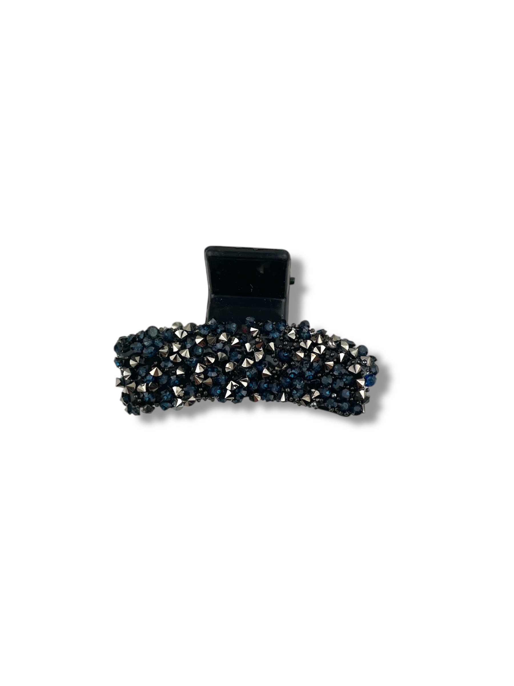 Elegant mini hårklemme med små dekorative sten. Et stilfuldt håraccessory, der giver din frisure et fint og feminint udtryk.
